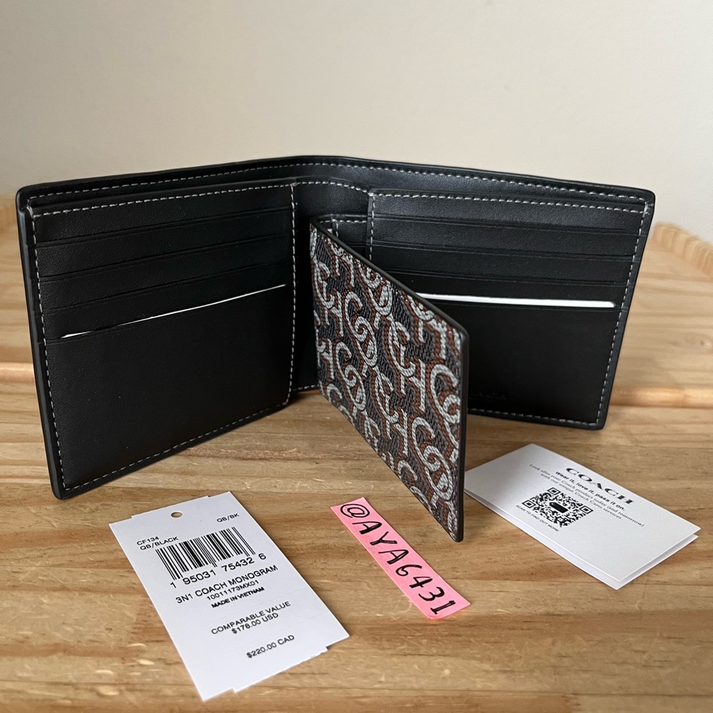 Coach Wallet Men🎈🎈 - Picture 7 of 10